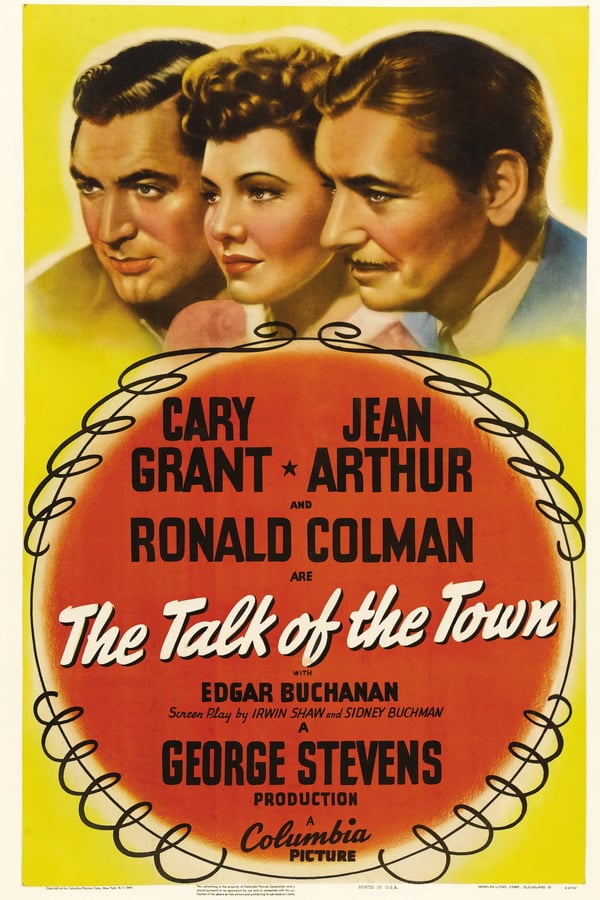 Cover of the movie The Talk of the Town