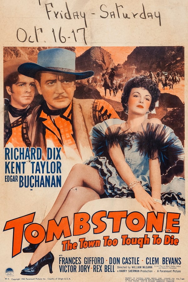 Cover of the movie Tombstone: The Town too Tough to Die