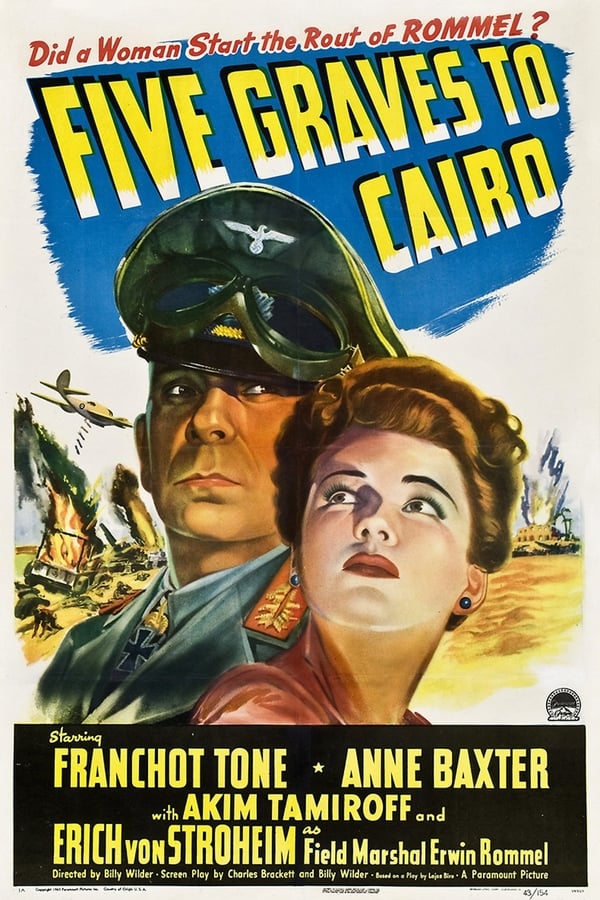 Cover of the movie Five Graves to Cairo