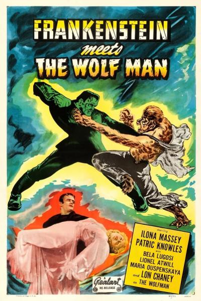 Cover of Frankenstein Meets the Wolf Man