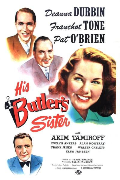 Cover of the movie His Butler's Sister