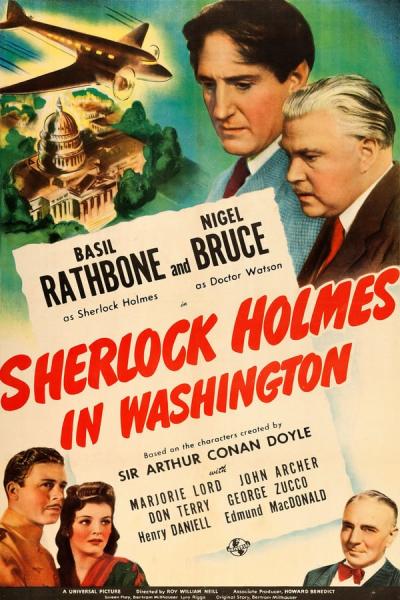 Cover of the movie Sherlock Holmes in Washington