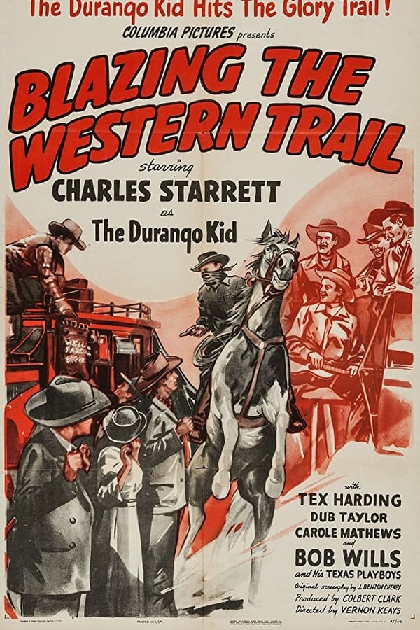 Cover of the movie Blazing the Western Trail