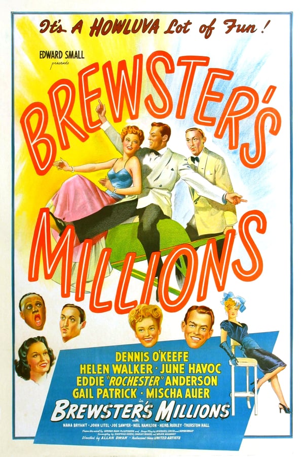 Cover of the movie Brewster's Millions
