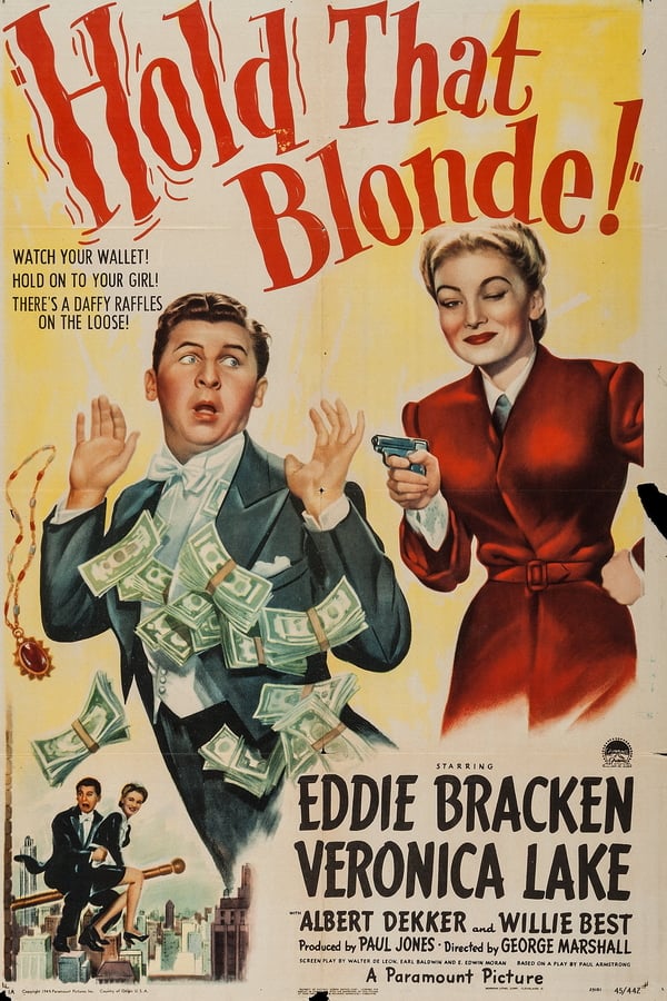 Cover of the movie Hold That Blonde!