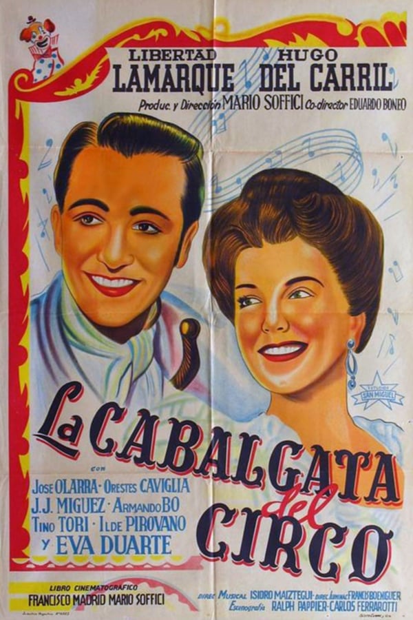 Cover of the movie La cabalgata del circo