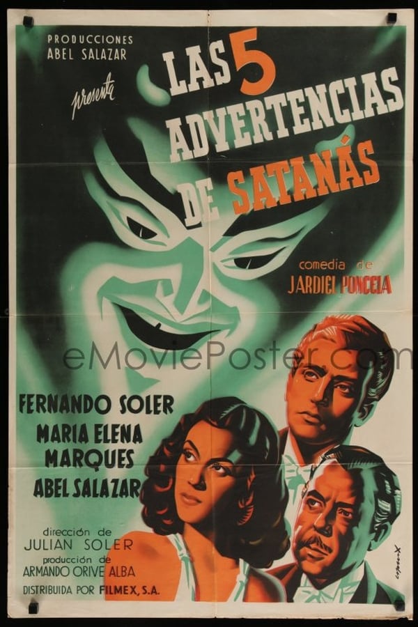 Cover of the movie Las cinco advertencias de Satanás