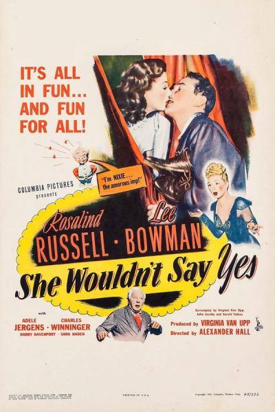 Cover of the movie She Wouldn't Say Yes