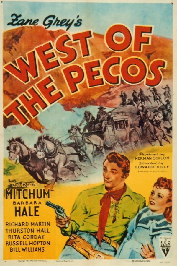 Cover of the movie West of the Pecos