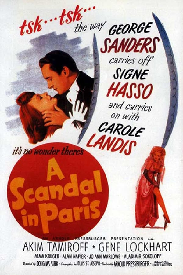 Cover of the movie A Scandal in Paris