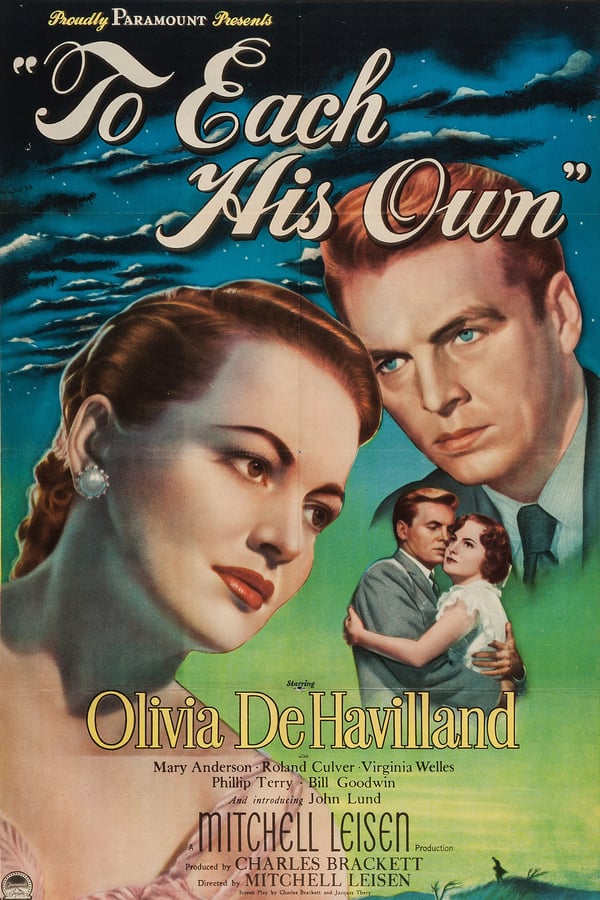 Cover of the movie To Each His Own