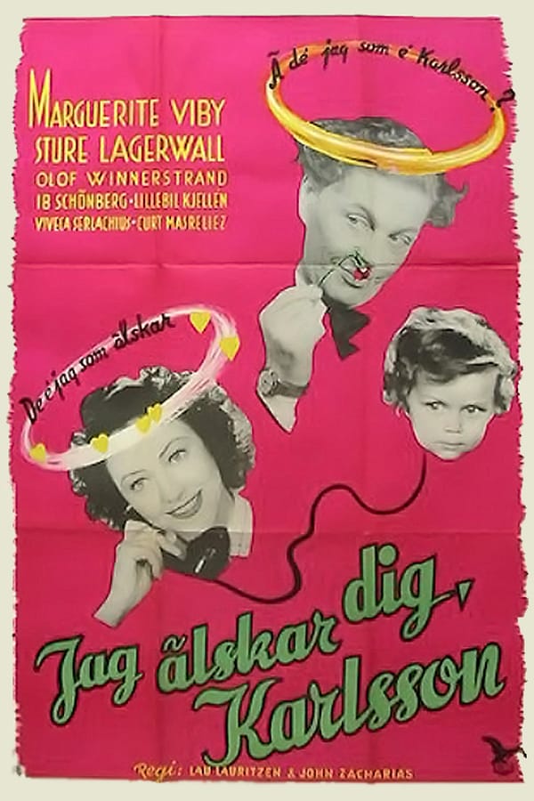Cover of the movie I Love You Karlsson