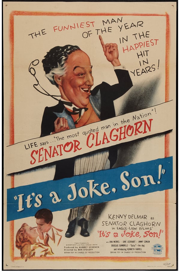 Cover of the movie It's a Joke, Son!