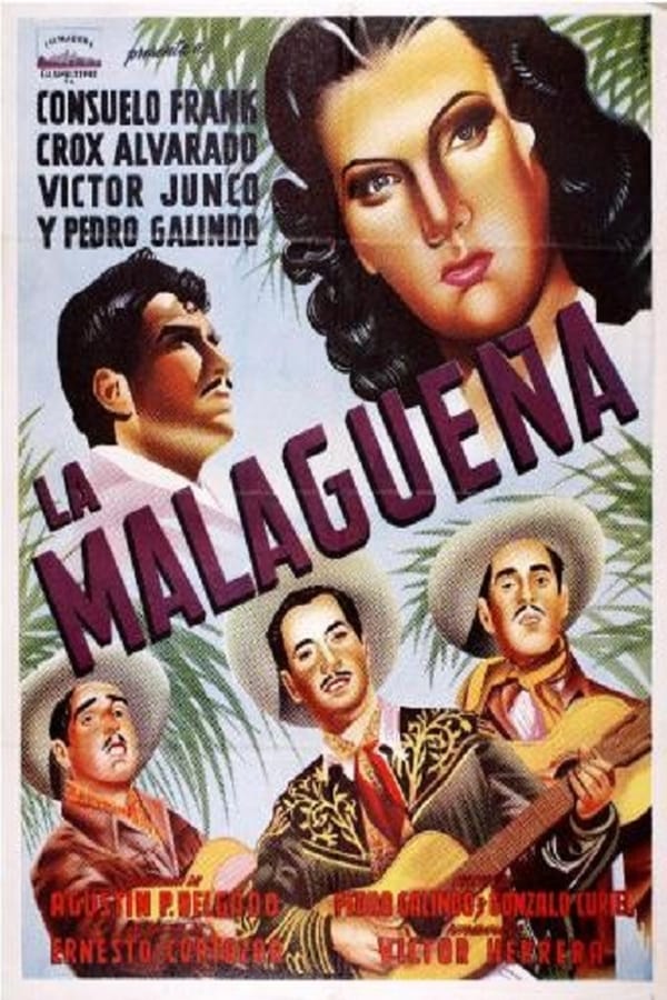 Cover of the movie La malagueña