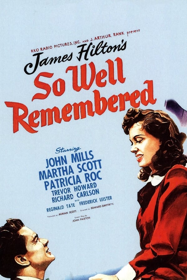 Cover of the movie So Well Remembered