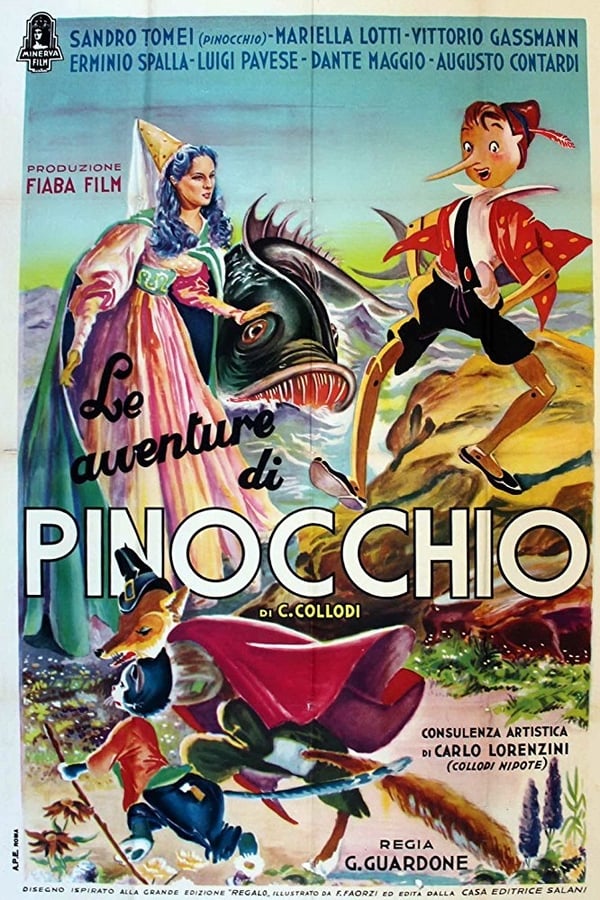 Cover of the movie The Adventures of Pinocchio