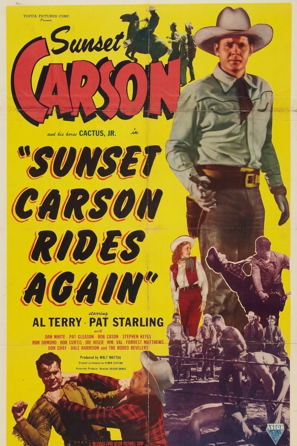 Cover of the movie Sunset Carson Rides Again