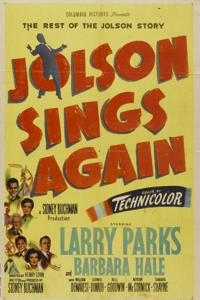 Cover of the movie Jolson Sings Again
