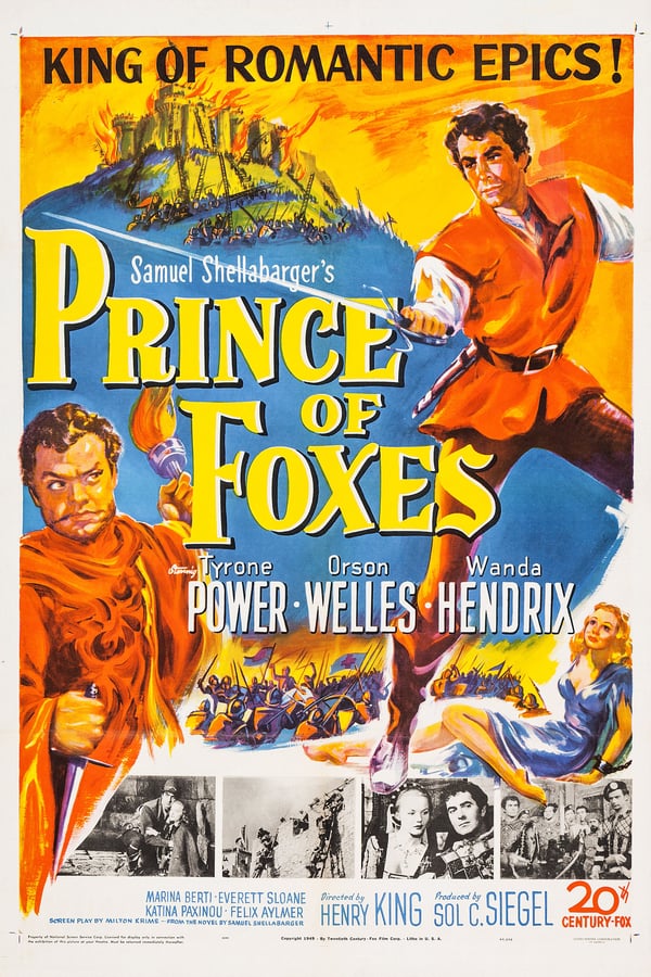 Cover of the movie Prince of Foxes