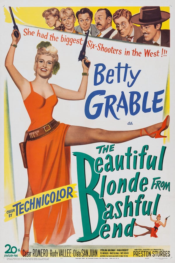 Cover of the movie The Beautiful Blonde from Bashful Bend