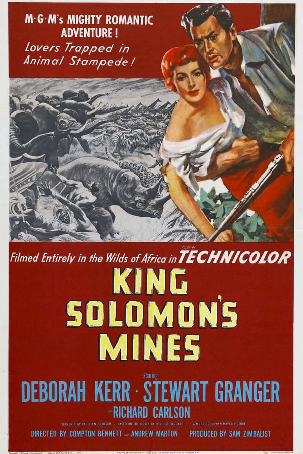 Cover of the movie King Solomon's Mines