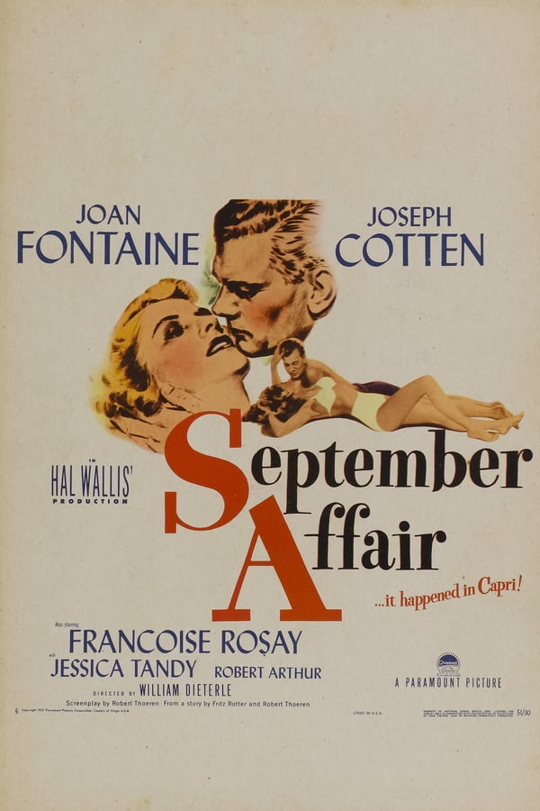 Cover of the movie September Affair