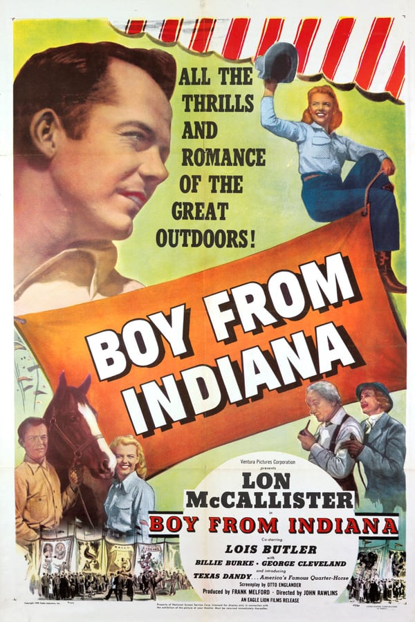 Cover of the movie The Boy From Indiana