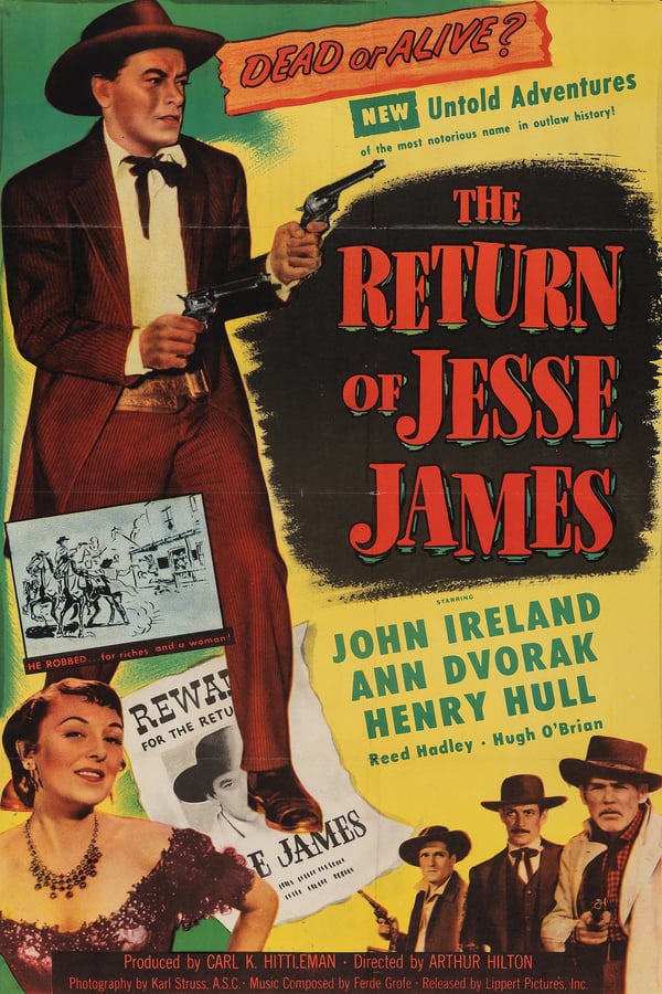 Cover of the movie The Return of Jesse James