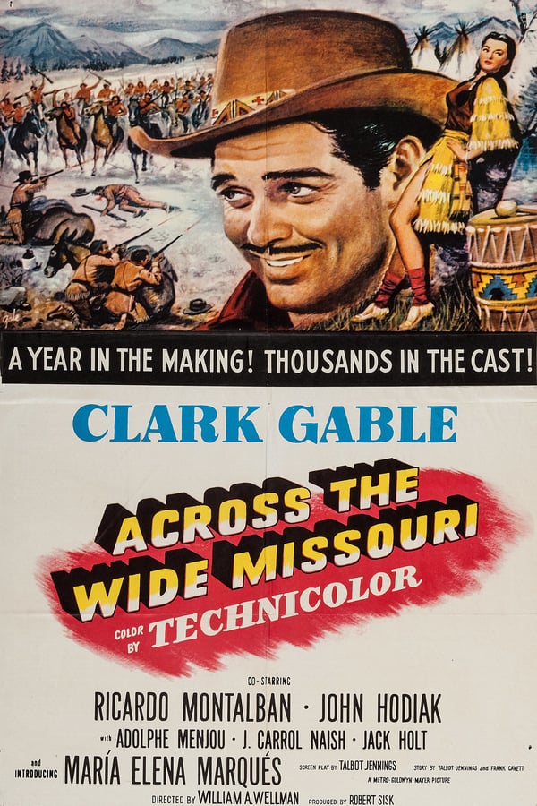 Cover of the movie Across the Wide Missouri