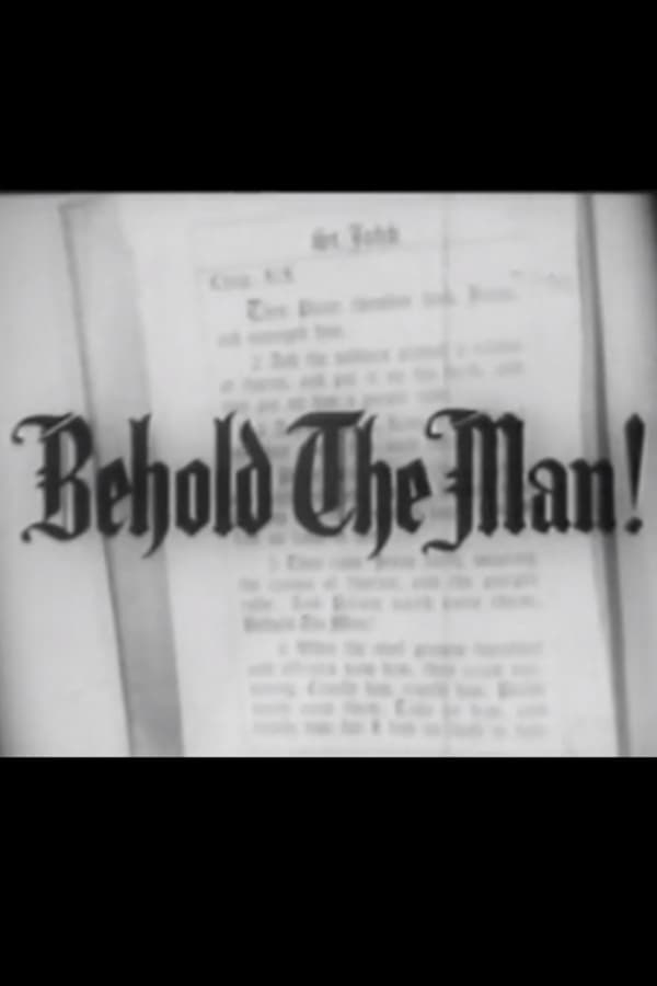Cover of the movie Behold the Man!
