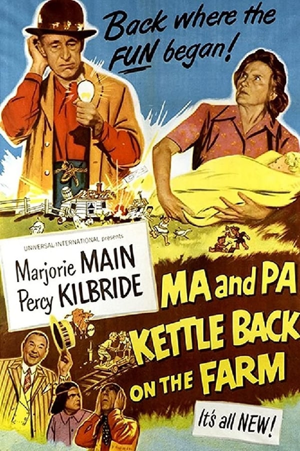 Cover of the movie Ma and Pa Kettle Back on the Farm
