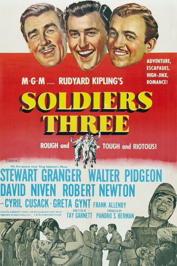 Cover of the movie Soldiers Three