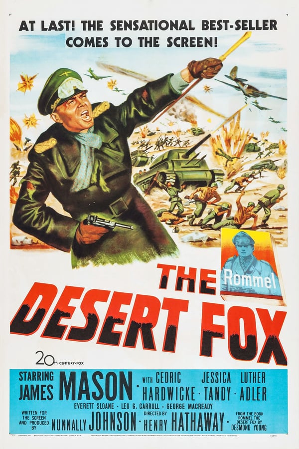 Cover of the movie The Desert Fox: The Story of Rommel