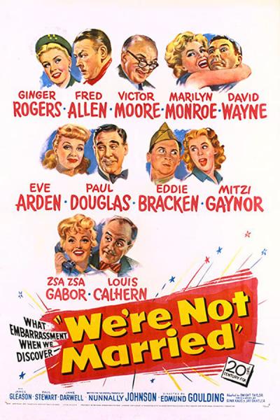 Cover of the movie We're Not Married!