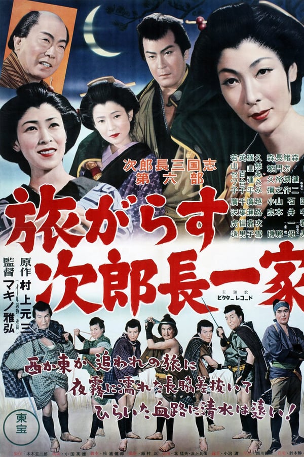 Cover of the movie Jirocho Sangokushi VI: Jirocho's Family of Wanderers