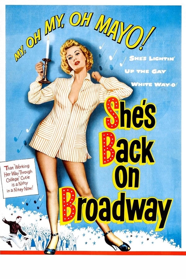 Cover of the movie She's Back on Broadway