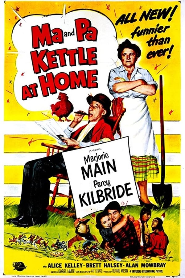 Cover of the movie Ma and Pa Kettle at Home