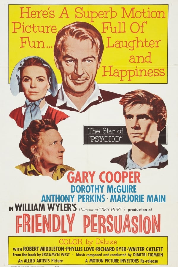 Cover of the movie Friendly Persuasion