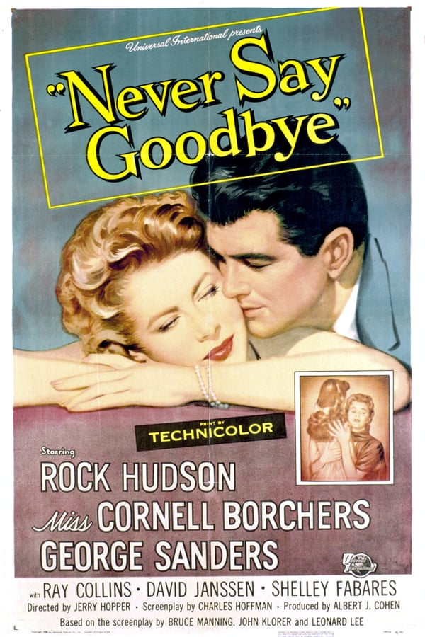 Cover of the movie Never Say Goodbye