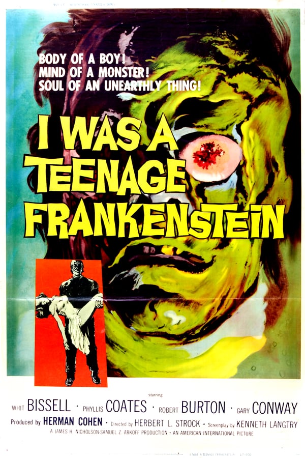 Cover of the movie I Was a Teenage Frankenstein
