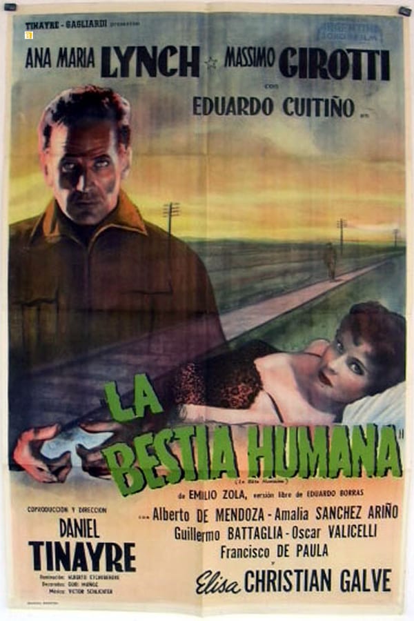 Cover of the movie La bestia humana
