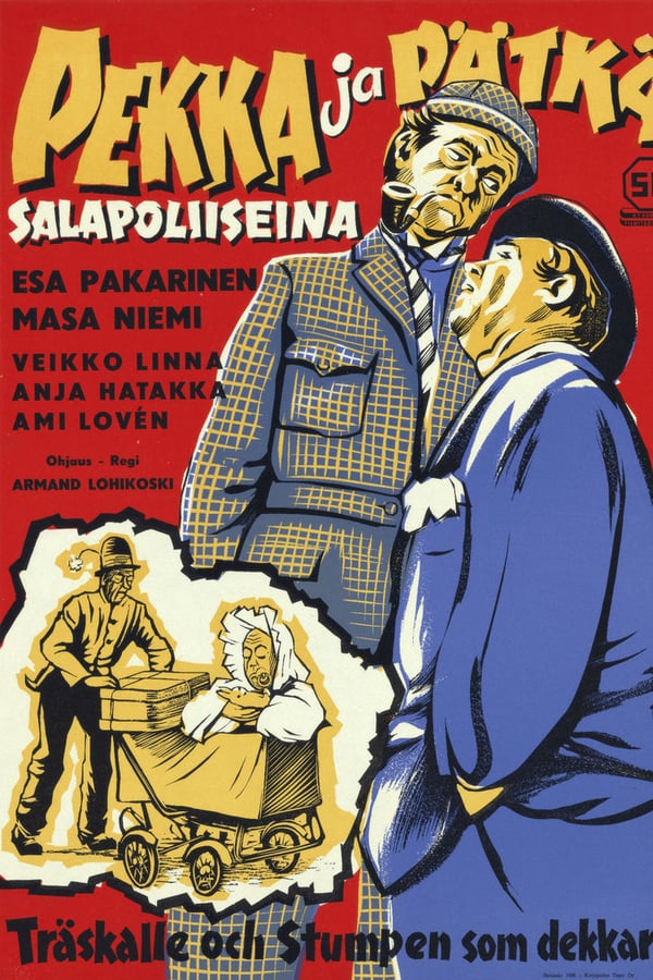Cover of the movie Pekka ja Pätkä salapoliiseina