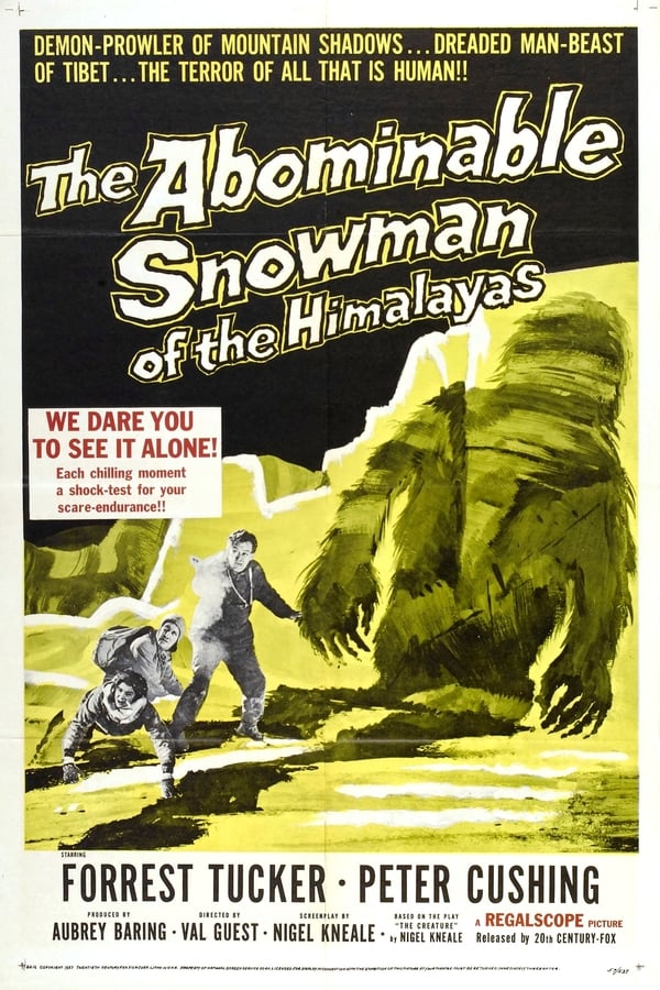 Cover of the movie The Abominable Snowman