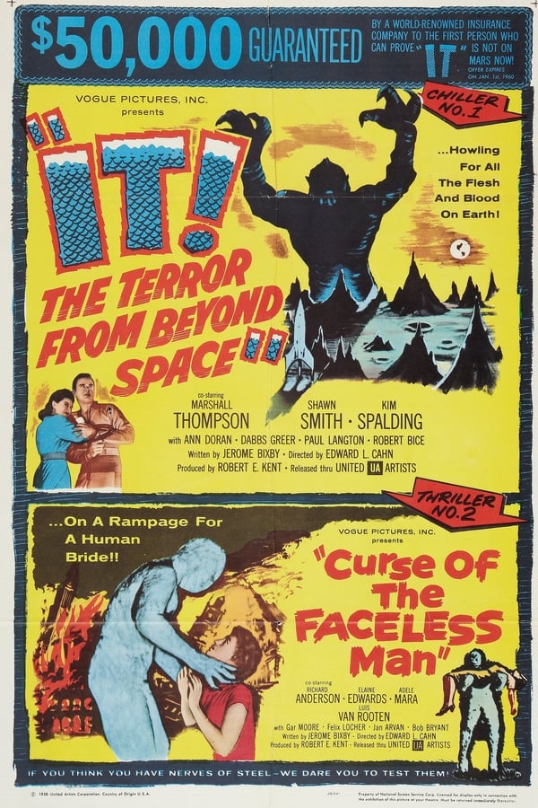 Cover of the movie It! The Terror from Beyond Space
