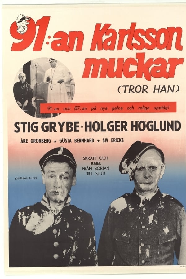 Cover of the movie 91:an Karlsson muckar (tror han)