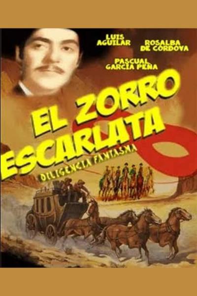 Cover of the movie El zorro escarlata en diligencia fantasma