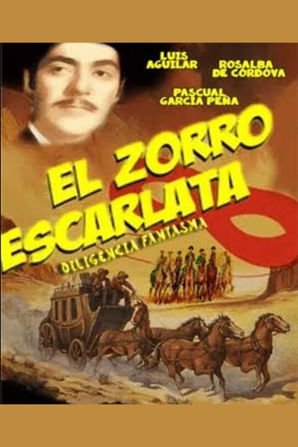 Cover of the movie El zorro escarlata en diligencia fantasma