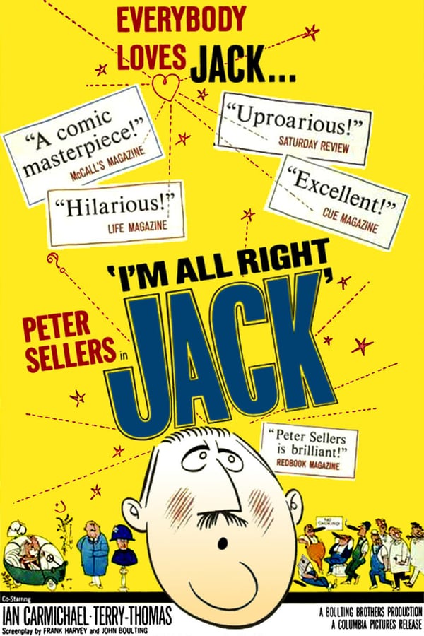 Cover of the movie I'm All Right Jack