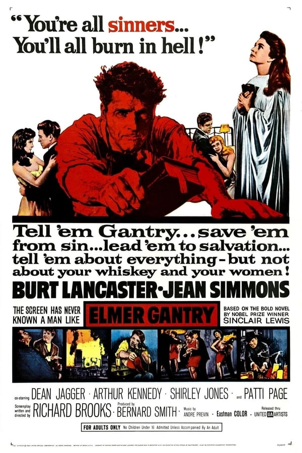 Cover of the movie Elmer Gantry