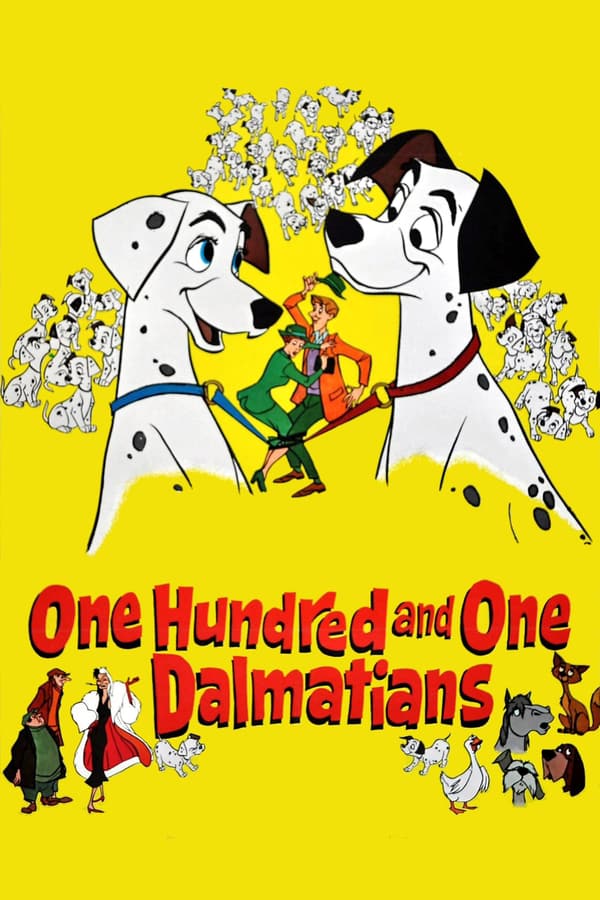 Cover of the movie One Hundred and One Dalmatians